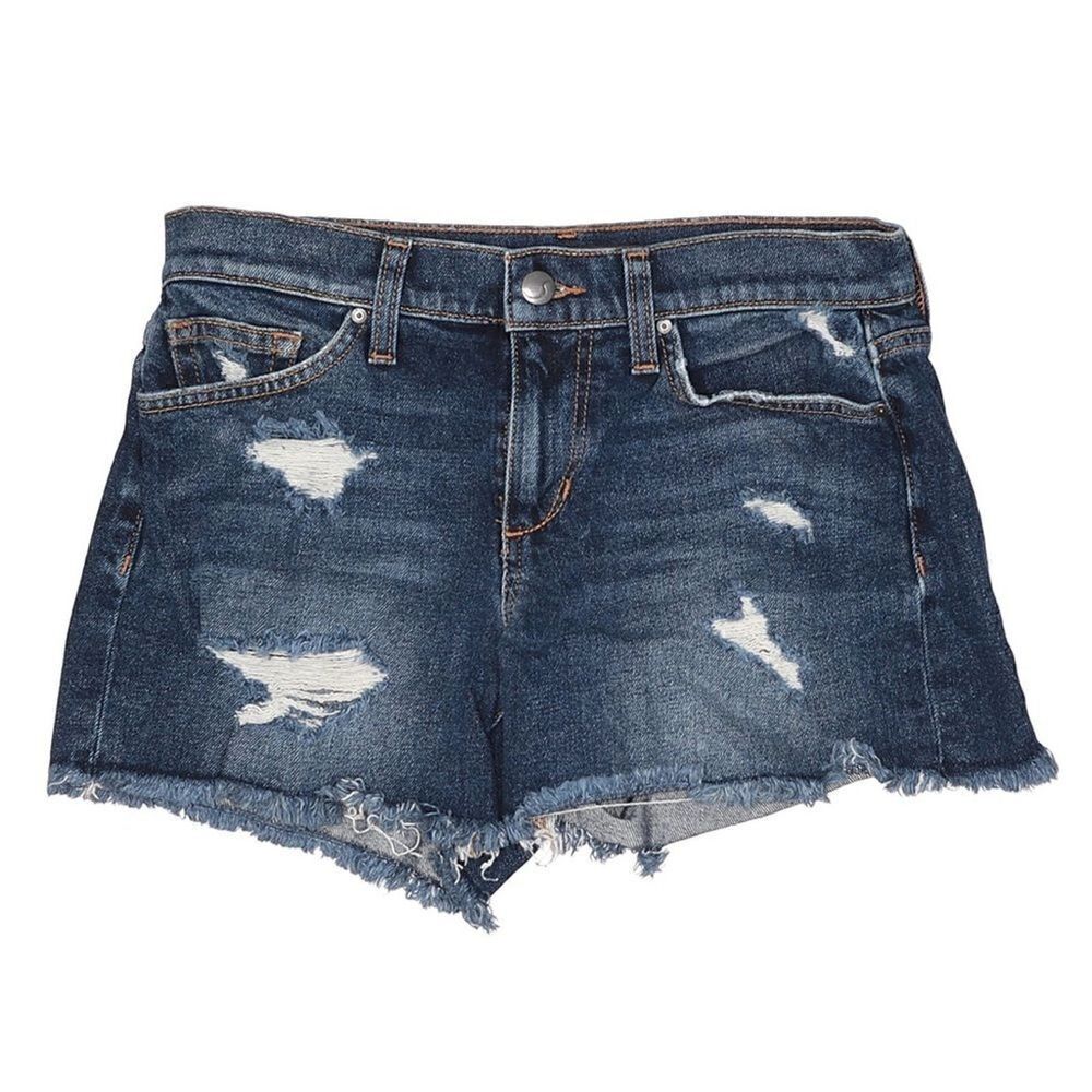 Joe's Jeans Blythe Distressed Blue Cutoff Shorts Size 25